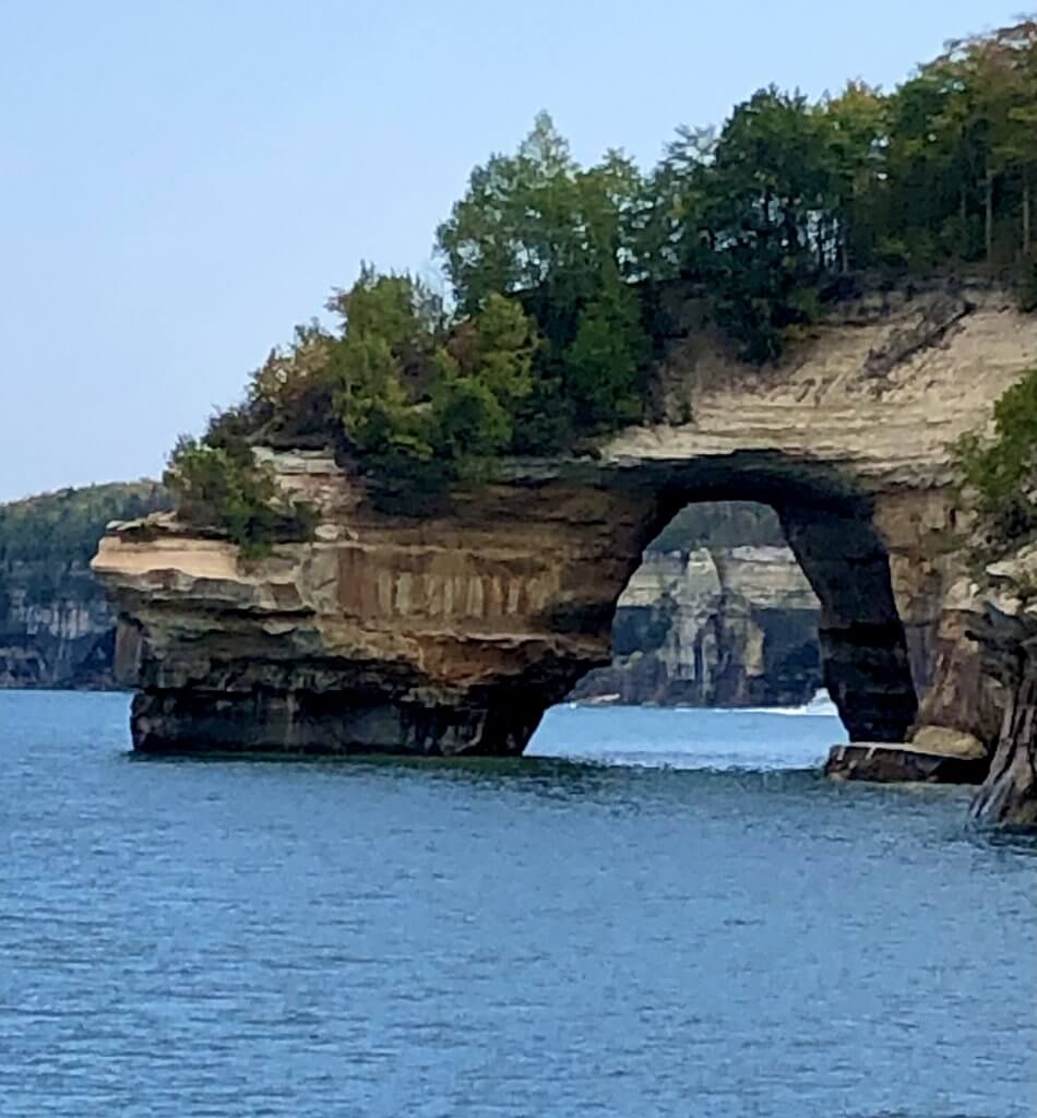 Lover's leap Arch on Lake Superior
