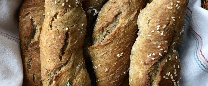Make Swiss Twisted Bread (Wurzelbrot) with Rosemary Garlic Butter