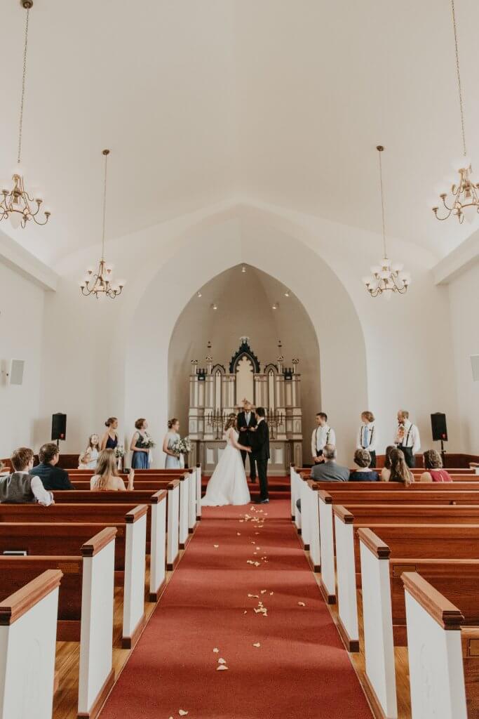 wedding in chapel