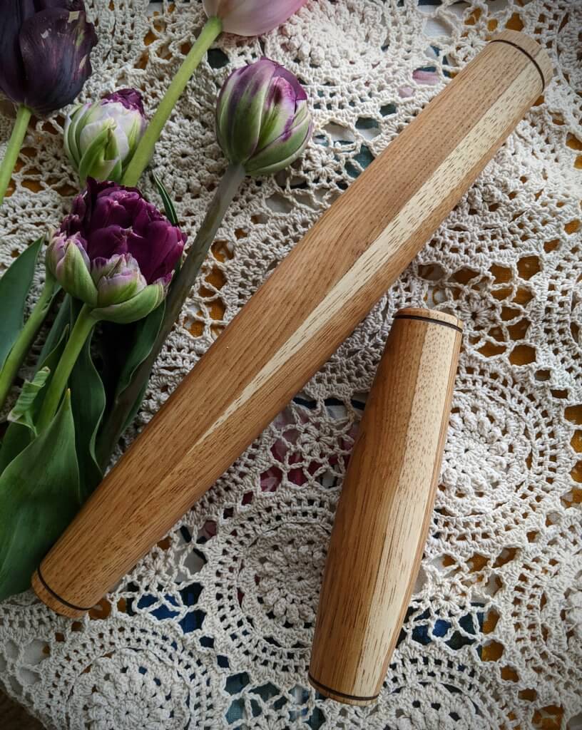 pretty cherry Mommy and Me set of rolling pins