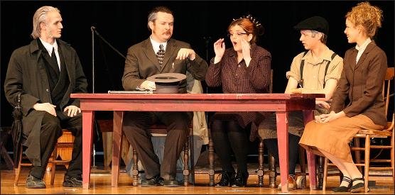 Here are Andrew Miller, Josh Kessler, Keira Landreth,   and Samantha Rohda performing in Wynn Fairly:  Champeen Wrassler