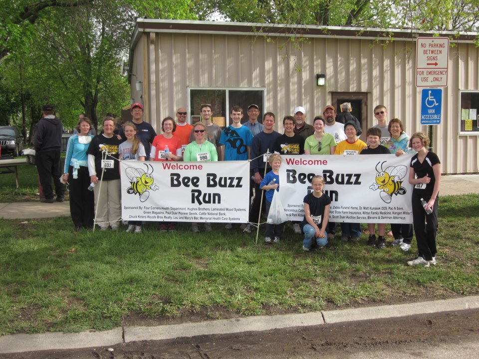Last year most of my extended family joined us in participating in the Bee Buzz.