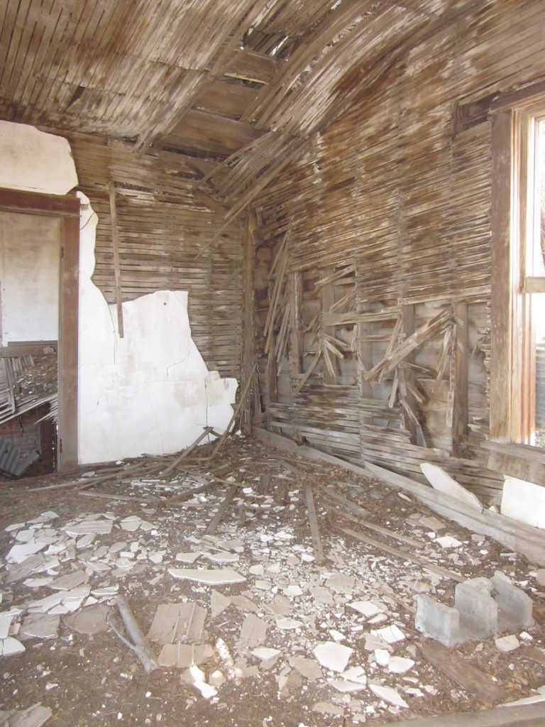 It's intriguing to look inside this old house and wonder about what kind of a life there was in here once.