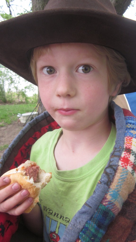 Besides, when but on your happy birthday camping trip can you have a hot dog for breakfast?