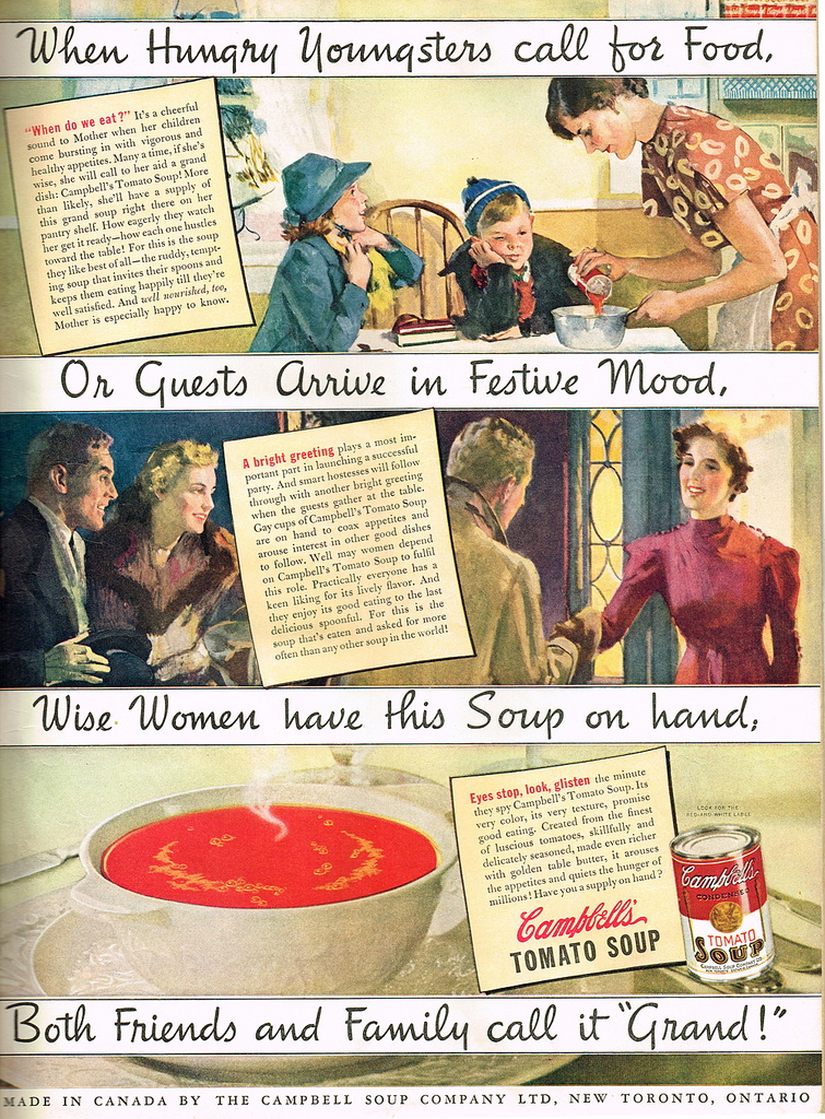 Vintage ad used by permission by 