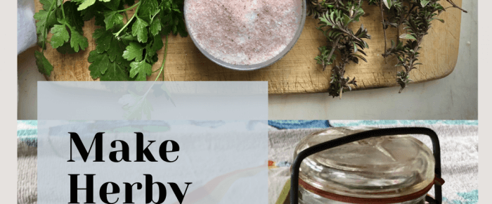 Homemade Herby Garlic Salt: make it in minutes!