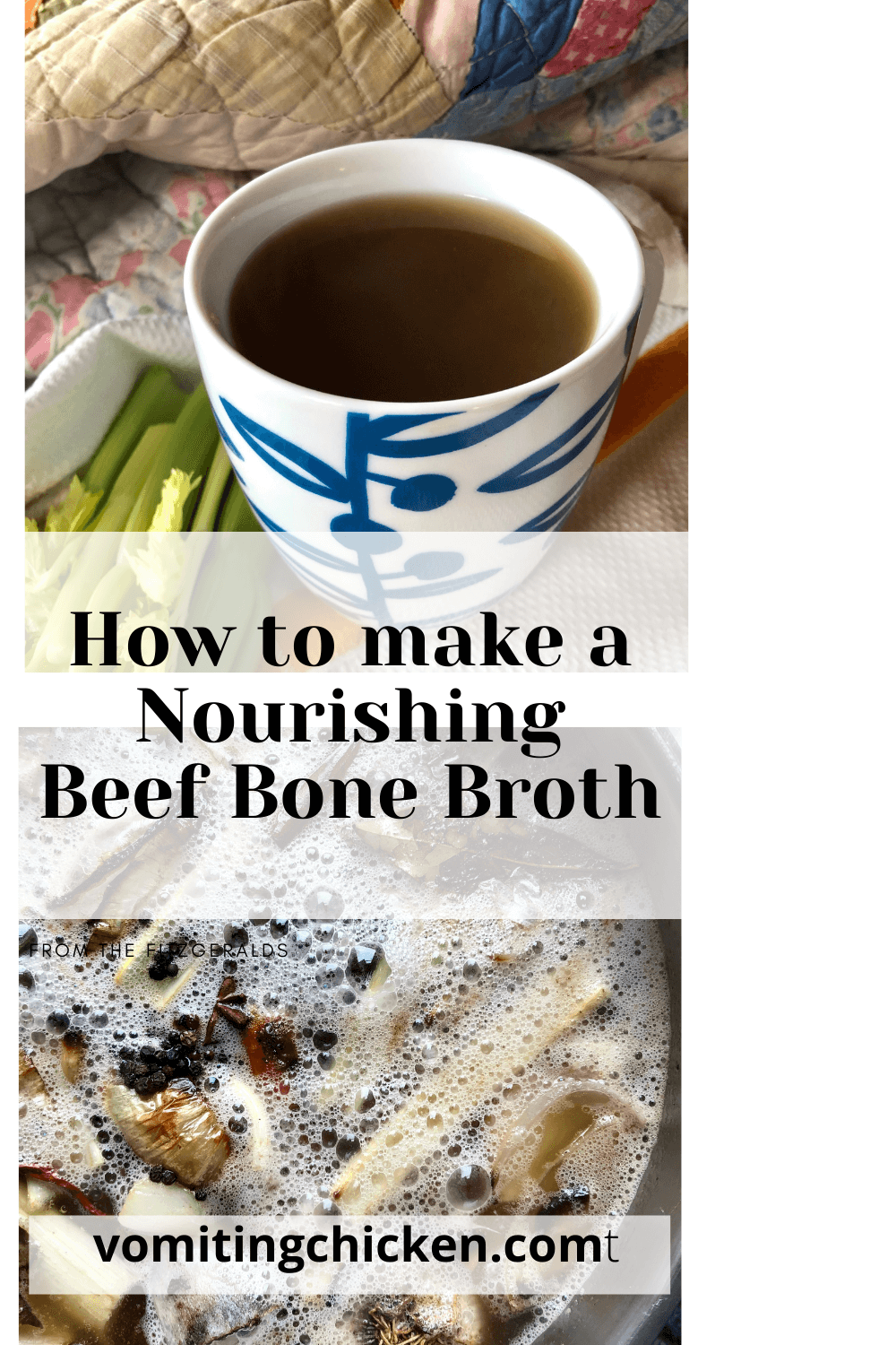 How to Make Nourishing Beef Bone Broth quick & easy recipe