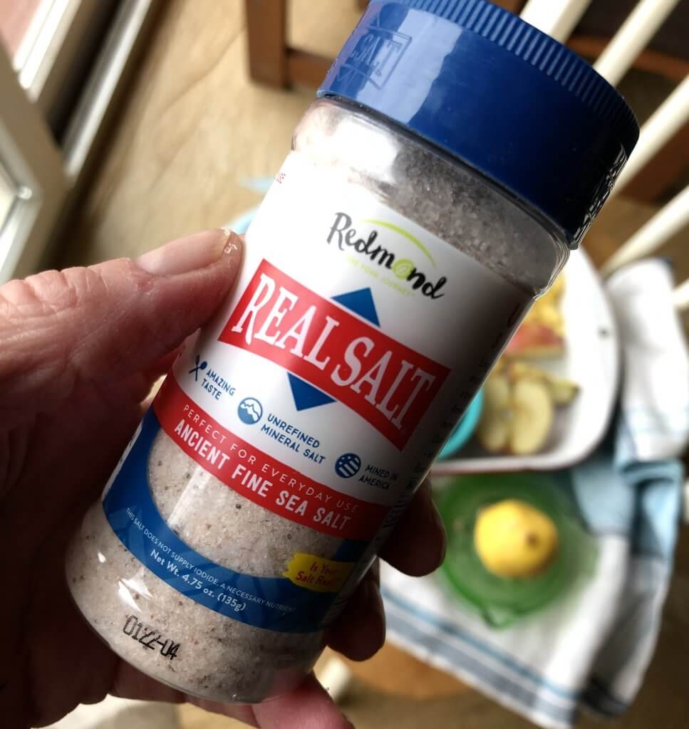 container of Redmond's Real Salt