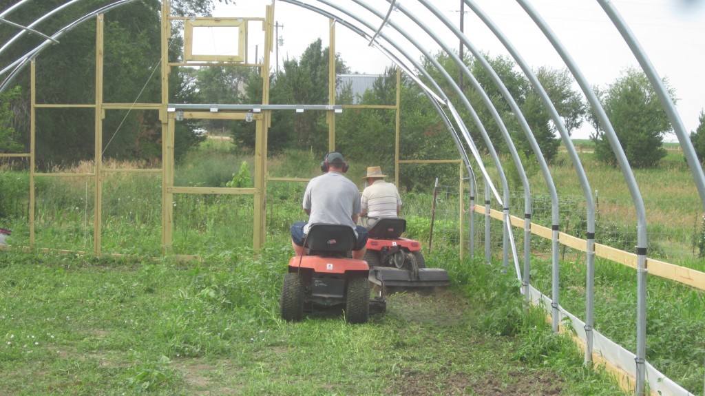 Hoophouse building Phase 4