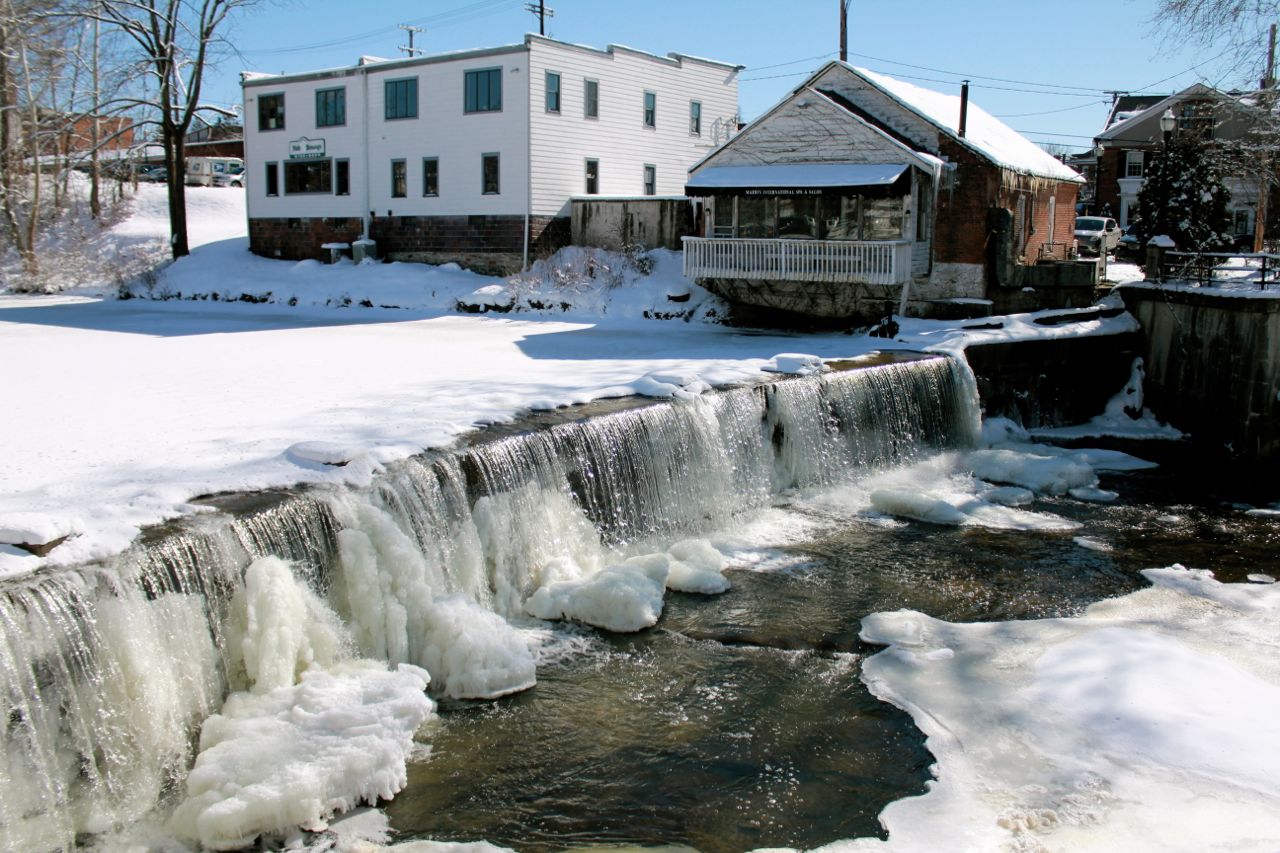 Chagrin Falls, Ohio in February stunning!