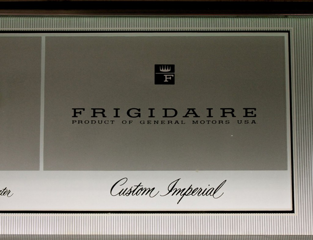 Frigidaire Flair logo plate