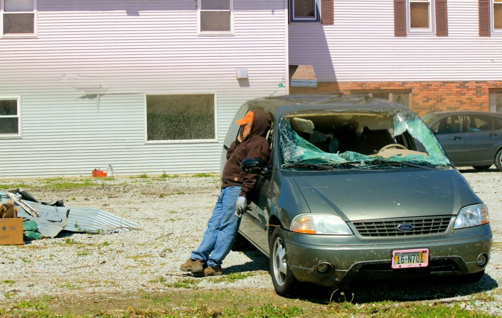 guy&windshield