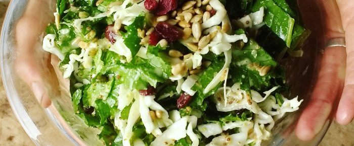 Best Shredded Kale Salad in the Land *recipe*
