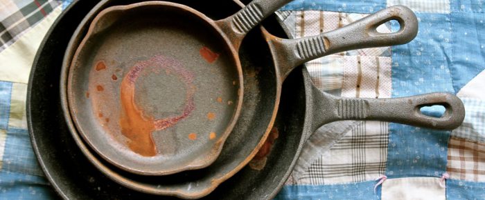 Caring for your Cast Iron Pan: a proverbial piece o’cake