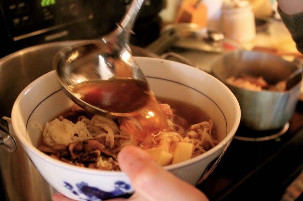 An excellent broth, of course, is key to wonderful homemade ramen.