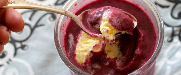 Aronia berry smoothie: lunch fit for a prince